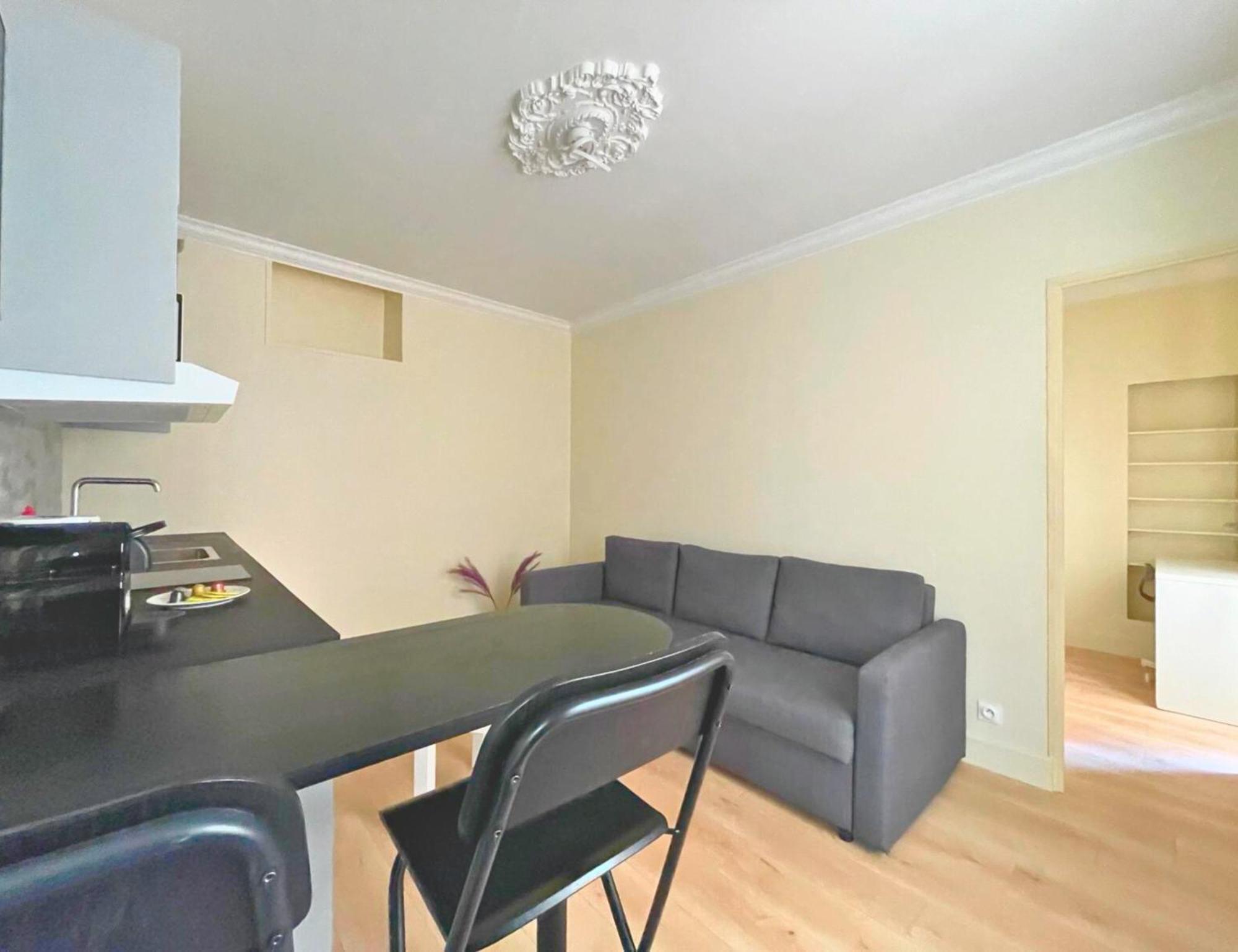 Chambre Lit Double Et Salon Avec Canape-Lit A 10 Minutes Des Champs Elysees Paris Exterior foto